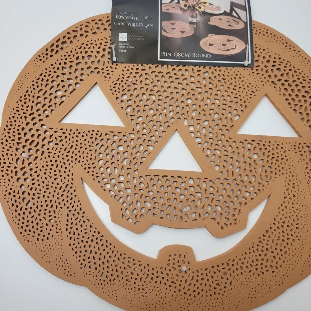Jack o lantern placemats pumpkin placemats